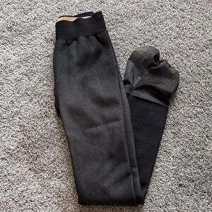 Black Fleece Leggings